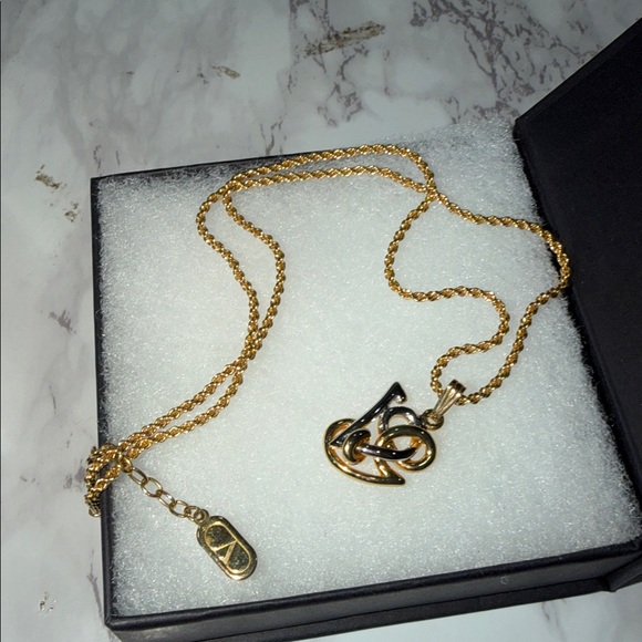 Valentino Garavani Gold and Silver Pendant Necklace - Picture 4 of 4